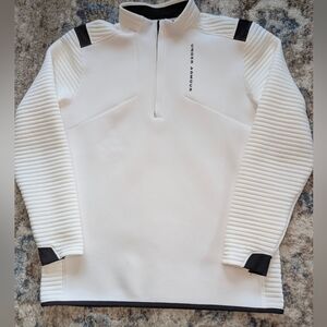 Under Armour Men’s Storm Daytona White 1/4 Zip Goldgear Pullover